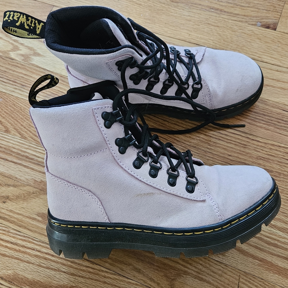 Dr. Martens Women's Pink Combat Boots